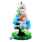 Brad Copac de Hartie Infloritor pe Apa, Embo, Jucarie Brad Magic Infloritor de Craciun, Crestere Lenta in 8-24 h, Decoratiune de Craciun, 16.5 x 9.5 x 9.5 cm, Multicolor