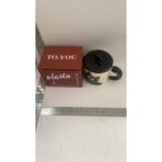 Cana din Ceramica, Embo, Model in Cutie pentru Cadou, Cana pentru Ceai, Cafea, Cana Retro Design Capac cu Figurina 3D, 9.5 x 8 x 8 cm, 360 ml, Bej, Print Pisica Albastru Negru - imagine 4