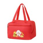 Geanta Termo-Izolanta, Embo, Compartimente Telefon si Tacamuri, Multifunctionala, Impermeabila, 30x21x20 cm, Design Iepuras, Rosu