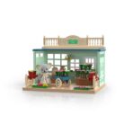 Casa de papusi, magazin cu flori, cu mobilier si figurine - imagine 3