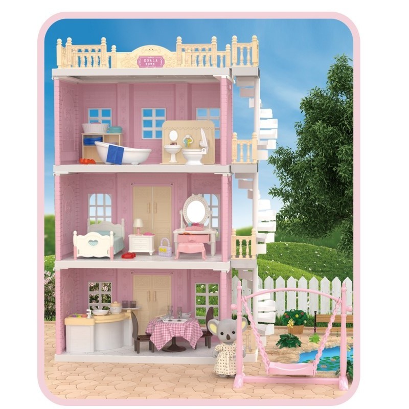 casa-pentru-papusi-cu-baie-si-bucatarie-figurine-si-mobilier-inclus-61f10a1a6e2db Casa pentru papusi cu baie si bucatarie, figurine si mobilier inclus - imagine 4