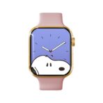 Ceas Smartwatch, Embo, S9 Max Business Edition, tehnologie NFC, Apeluri Bluetooth, incarcare Wireless, afisaj 2.01 inch, rezolutie 240 x 296 mm, 10+ zile Autonomie, Auriu