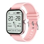 Ceas Smartwatch, Embo, Editia H15, Apeluri Bluetooth, Afisaj 1.81 inch, Rezolutie 240 x 284, Puls, Siri, Baterie 180 mAh, Roz Auriu - imagine 2