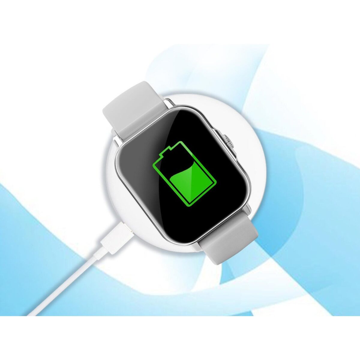 Ceas Smartwatch, Embo, Editia H15, Apeluri Bluetooth, Afisaj 1.81 inch, Rezolutie 240 x 284, Puls, Siri, Baterie 180 mAh, Roz Auriu - imagine 4
