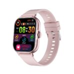 Ceas Smartwatch, Embo, Editia H15, Apeluri Bluetooth, Afisaj 1.81 inch, Rezolutie 240 x 284, Puls, Siri, Baterie 180 mAh, Roz Auriu