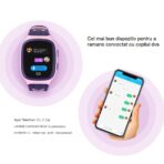 Ceas Smartwatch Embo, Pentru Copii, LT31E-4G cu Functie Telefon, Localizare GPS, Istoric Traseu, Apel de Monitorizare, Camera, Mov/Roz - imagine 10
