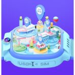 Ceas Smartwatch Embo, Pentru Copii, Model Y36, cu Functie Telefon, 4G, Localizare LBS, Istoric Traseu, Monitorizare Spion, Apel Video, Rezistent la Apa, Albastru - imagine 2