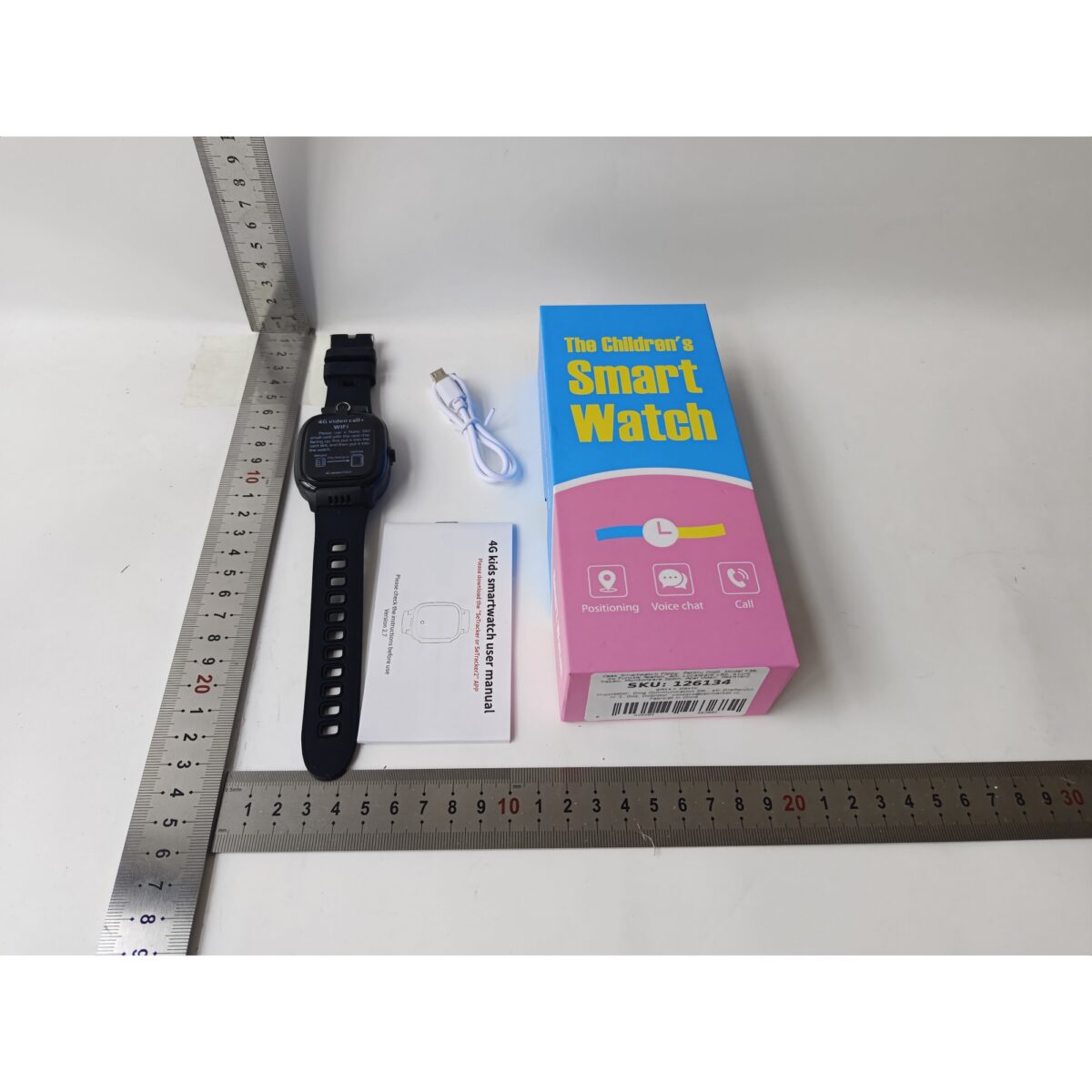 Ceas Smartwatch Embo, Pentru Copii, Model Y36, cu Functie Telefon, 4G, Localizare LBS, Istoric Traseu, Monitorizare Spion, Apel Video, Rezistent la Apa, Negru - imagine 9