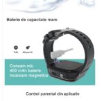 Ceas Smartwatch Pentru Copii LT31E-4G cu Functie Telefon, Localizare GPS, Istoric traseu, Apel de Monitorizare, Camera, Negru - imagine 3