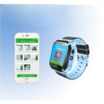 Ceas Smartwatch Pentru Copii Q528 cu Functie Telefon, Localizare GPS, Istoric traseu, Apel de Monitorizare, Camera, Albastru - imagine 3
