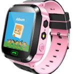 Ceas Smartwatch Pentru Copii Q528 cu Functie Telefon, Localizare GPS, Istoric traseu, Apel de Monitorizare, Camera, Roz