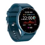 Ceas smartwatch si bratara fitness Embo ZL02D, oxigen, ritm cardiac, pedometru, notificari, IP67, Compatibil cu Android/iOS, vibratii, multi sport, Albastru inchis - imagine 2
