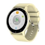 Ceas smartwatch si bratara fitness Embo ZL02D, oxigen, ritm cardiac, pedometru, notificari, IP67, Compatibil cu Android/iOS, vibratii, multi sport, Galben - imagine 2