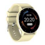 Ceas smartwatch si bratara fitness Embo ZL02D, oxigen, ritm cardiac, pedometru, notificari, IP67, Compatibil cu Android/iOS, vibratii, multi sport, Galben - imagine 3