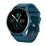 Ceas smartwatch si bratara fitness Embo ZL02D, oxigen, ritm cardiac, pedometru, notificari, IP67, Compatibil cu Android/iOS, vibratii, multi sport, Albastru inchis