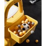 Excavator Manual pentru copii, Embo, 3 ani, Sport, Claxon, Cutie Depozitare, Lumini, Scaun, 62x26x47 cm, Galben - imagine 5