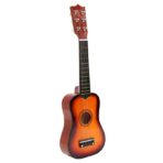Chitara pentru Copii, Embo, din Lemn si Plastic, pentru Incepatori, 53.4 x 17.5 x 5.8 cm, Maro Lucios - imagine 3