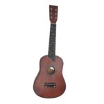 Chitara pentru Copii, Embo, din Lemn si Plastic, pentru Incepatori, 63.5 x 22 x 5.8 cm, Maro