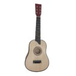 Chitara pentru Copii, Embo, din Lemn si Plastic, pentru Incepatori, 63.5 x 22 x 5.8 cm, Bej