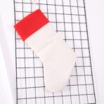 Ciorap Cadouri, culoare alba, imprimeu Rudolf, marimea 16x30 cm, Embo - imagine 2