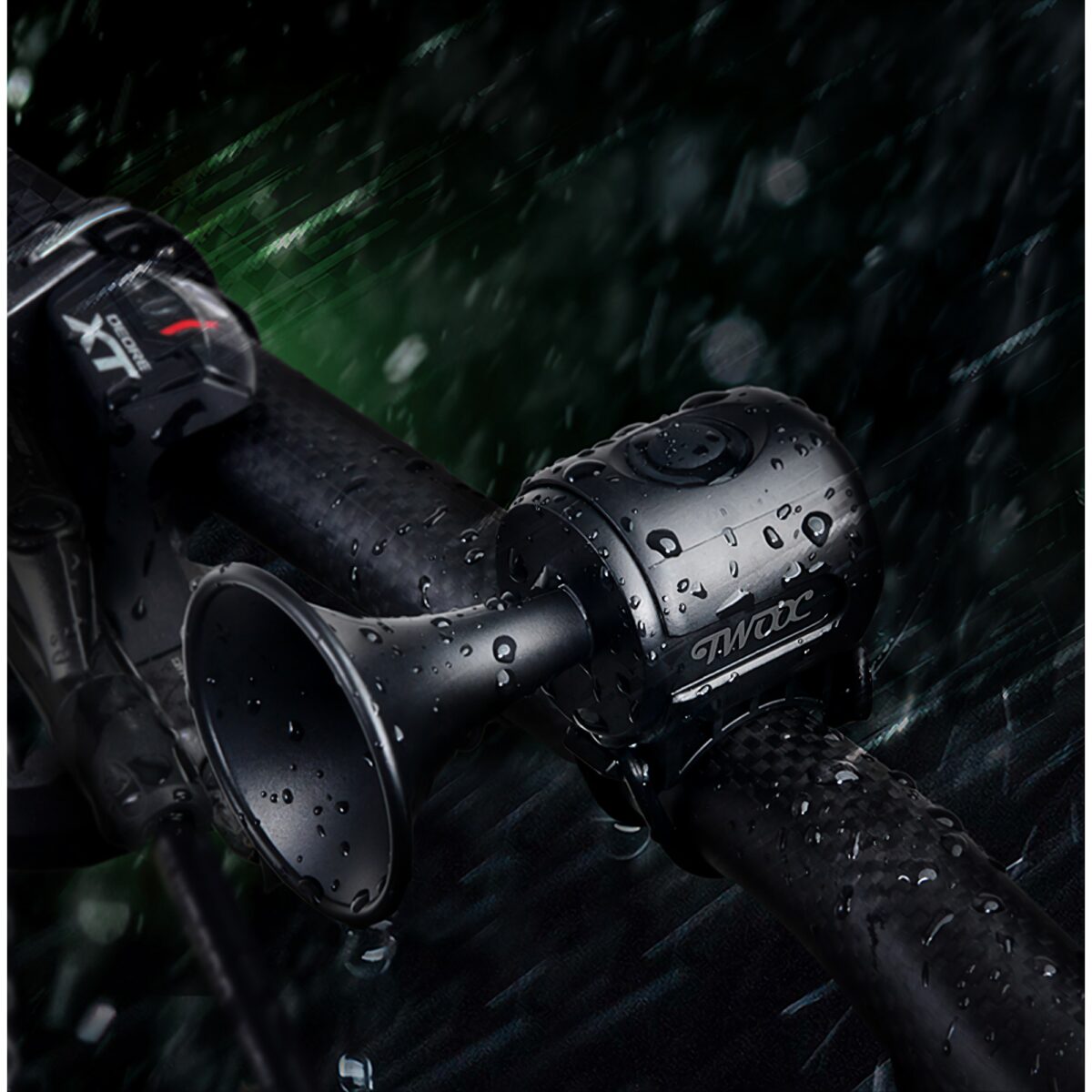 Claxon electric pentru bicicleta, Embo, rezistent la apa, 120 dB, negru - imagine 3