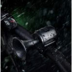 Claxon electric pentru bicicleta, Embo, rezistent la apa, 120 dB, negru - imagine 3