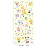 Covoras pentru Copii, Embo, cu 2 Fete, Model Animale Marine/Exotice, din XPE+PE, Impermeabil, Antiderapant, Protectie Termica, +3 Luni, Pliabil, 150 x 200 x 1.5 cm, Multicolor - imagine 9