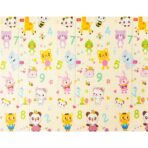 Covoras pentru Copii, Embo, cu 2 Fete, Model Animale Marine/Exotice, din XPE+PE, Impermeabil, Antiderapant, Protectie Termica, +3 Luni, Pliabil, 180 x 200 x 1.5 cm, Multicolor - imagine 3