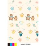 Covoras pentru Copii, Embo, cu 2 Fete, Model Zmeu/Ursi, din XPE+PE, Impermeabil, Antiderapant, Protectie Termica, +3 Luni, Pliabil, 150 x 200 x 1.5 cm, Multicolor - imagine 11