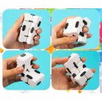 Cub antistres, Fidget Toy, Infinity Magic Cube, Alb, 4x4x4 cm - imagine 3