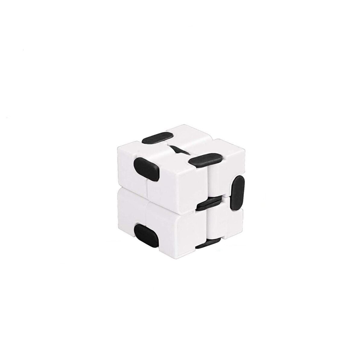 Cub antistres, Fidget Toy, Infinity Magic Cube, Alb, 4x4x4 cm - imagine 4