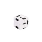 Cub antistres, Fidget Toy, Infinity Magic Cube, Alb, 4x4x4 cm - imagine 4