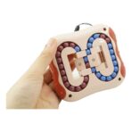Cub magic interactiv, Magic Bean, jucarie antistres potrivit pentru copii si adulti, Rosu - imagine 4
