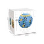 Cub magic interactiv, Magic Bean, jucarie antistres potrivit pentru copii si adulti, Sfera, Albastru - imagine 6