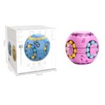 Cub magic interactiv, Magic Bean, jucarie antistres potrivit pentru copii si adulti, Sfera, Roz - imagine 3