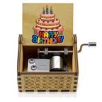 Cutie Muzicala Manuala Embo, Lemn, Melodia "Happy Birthday", Portabila, , 6 x 5 x 4.2 cm - imagine 2