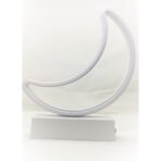 Decoratiune Luminoasa cu Baterii Semiluna 25 cm Albastru - imagine 5