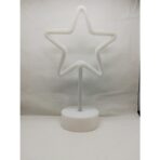 Decoratiune Luminoasa cu Baterii Stea Rosu - imagine 3
