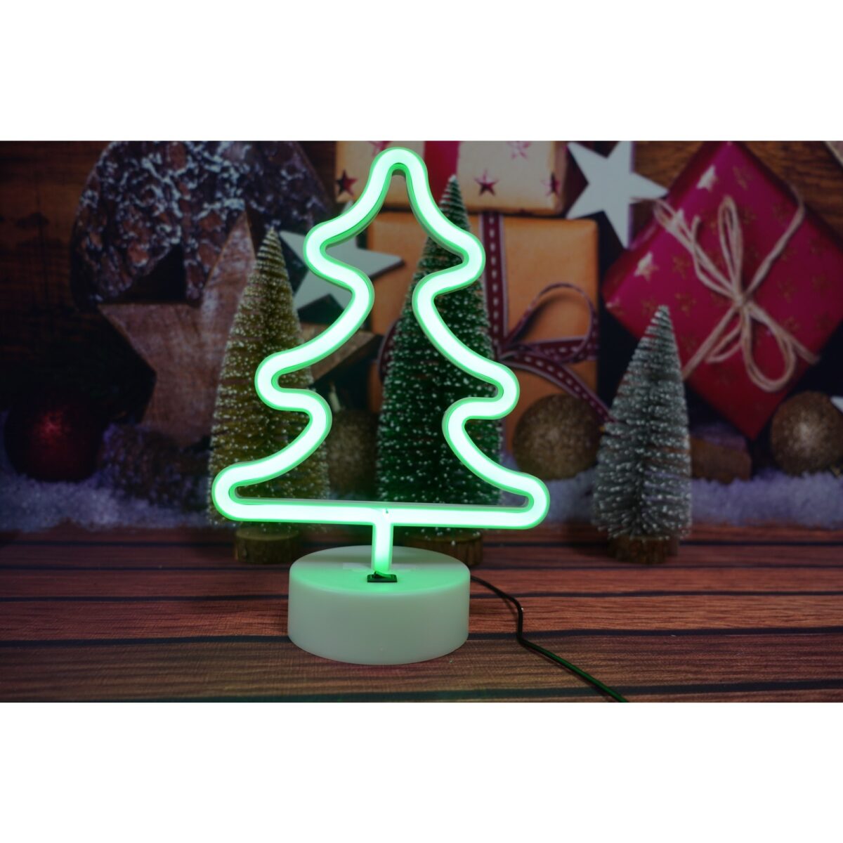 Decoratiune luminoasa, Embo Tip Brad, cu baterii/USB - imagine 6