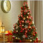 Decoratiune luminoasa pentru Craciun, Acadele, pentru exterior, incarcare solara, 28 cm - imagine 3