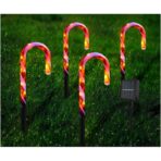 Decoratiune luminoasa pentru Craciun, Acadele, pentru exterior, incarcare solara, 28 cm - imagine 6