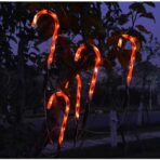 Decoratiune luminoasa pentru Craciun pe baterii, Acadele, pentru exterior, 28 cm - imagine 5