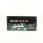 Set de Poker Complex cu 200 de jetoane Embo, Include 2 seturi de carti, Texas Hold`em set, portabil, cutie depozitare - imagine 11