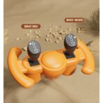 Excavator Electric, Embo, pe 4 Roti Antiderapante, cu Telecomanda, Brat Controlat Electric, cu Telecomanda, +2 Ani, Galben - imagine 6