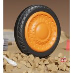 Excavator Electric, Embo, pe 4 Roti Antiderapante, cu Telecomanda, Brat Controlat Electric, cu Telecomanda, +2 Ani, Portocaliu - imagine 3