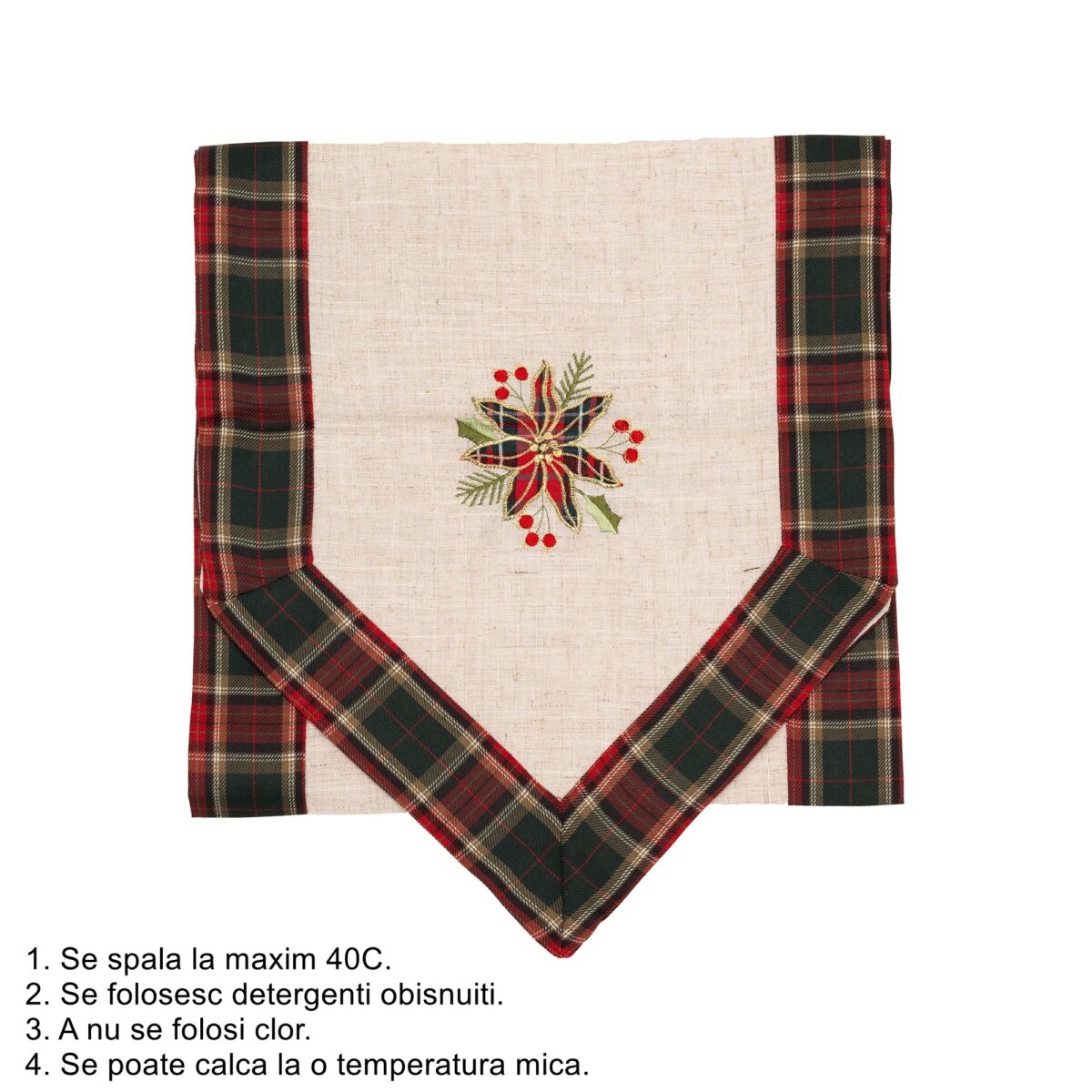 fata-de-masa-flippy-material-in-brodat-cu-motive-florale-de-craciun-180-x-40-cm-crem-6544b72483ad2 Fata de Masa Embo, Material In Brodat, cu Motive Florale de Craciun, 180 x 40 cm, Crem - imagine 2