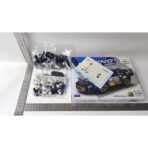 Set de Constructie Masina de Curse 4in1, Embo, 26x19 cm, 175 de Piese, Masina Sport cu Pilot, 6 ani, Albastru - imagine 3
