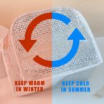 Geantă Frigorifică, Embo, cu Desene Animat, Portabilă pentru Copii, de Prânz, din Pânză Oxford, 22x14x19 cm, Model Pinguin, Albastru - imagine 9