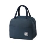 Geanta Termica pentru Pranz, Embo, Multifunctionala, Compartimentata, Impermeabila, cu Manere, Buzunar Exterior, 22x14x19 cm, Albastru
