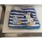 Geanta Termoizolanta pentru Copii, Embo, 23x13x19 cm, Model Imprimeu Catel, din Folie de Aluminiu si Panza Oxford, Albastru/Alb - imagine 2